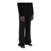 Dolce & Gabbana Wide Trousers Black, Herr