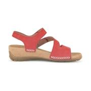 Gabor Flat Sandals Red, Dam