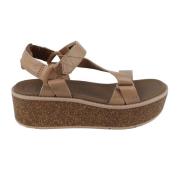 Teva Beige Sandal Kollektion för Komfort Beige, Dam