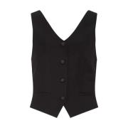 Drykorn Balscote Svarta Gilets Black, Dam