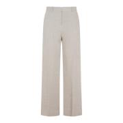 TotêMe Suit Trousers Beige, Dam