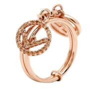 Fendi Vintage Pre-owned Metall ringar Pink, Dam