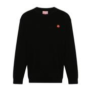 Kenzo Round-neck Knitwear Black, Herr