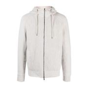 Herno Zip-Through Cardijacket Elevate Casual Style White, Herr