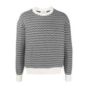 Lanvin Round-neck Knitwear Multicolor, Herr