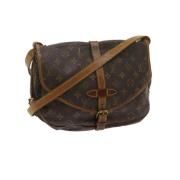 Louis Vuitton Vintage Pre-owned Canvas louis-vuitton-vskor Brown, Dam