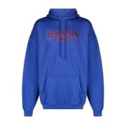 Vetements Hoodies Blue, Herr