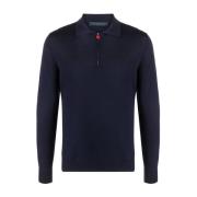 Kiton Polo Shirts Blue, Herr