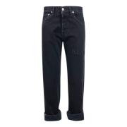 Helmut Lang Straight Jeans Black, Herr