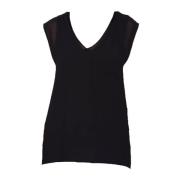 Michael Kors Sleeveless Tops Black, Dam