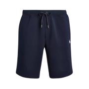 Ralph Lauren Marinblå Polo Shorts med Broderad Logotyp Blue, Herr