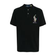 Ralph Lauren Polo Shirts Black, Herr