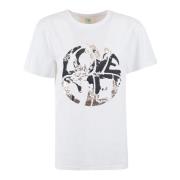 Alberta Ferretti T-Shirts White, Dam