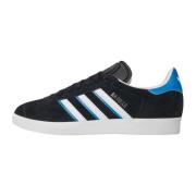 Adidas Originals Svart Gazelle Läder Sneakers Multicolor, Herr