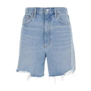 Agolde Denim Shorts Blue, Dam