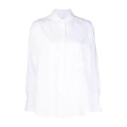 Calvin Klein Long Sleeve Tops White, Dam