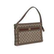 Gucci Vintage Pre-owned Canvas gucci-vskor Beige, Dam