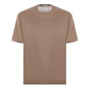 Filippo De Laurentiis Bomull Kamel T-shirt och Polo Brown, Herr