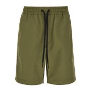 Moncler Snygga Sommar Shorts för Män Green, Herr