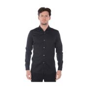 Daniele Alessandrini Casual Button-Up Skjorta Black, Herr