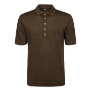 Massimo Alba Polo Shirts Brown, Herr