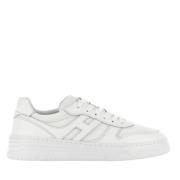 Hogan Vita Sneakers med Förlängd H White, Herr