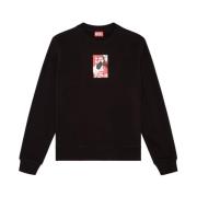 Diesel Sweatshirts Black, Herr