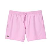 Lacoste Rosa Bomullsbadshorts Pink, Herr