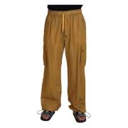 Dolce & Gabbana Wide Trousers Brown, Herr