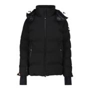 Moncler Kort Dunjacka Svart Black, Dam