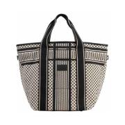 Lala Berlin Heritage Stripe Tote Bag Multicolor, Dam