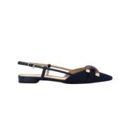 Roberto Festa Flat Sandals Black, Dam