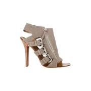 Giuseppe Zanotti Pre-owned Pre-owned Bomull sandaler Gray, Dam