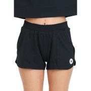 Converse Svarta Logo Patch Shorts Black, Dam