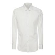 Xacus Vit Bomullsskjorta Regular Fit Ceremoni White, Herr