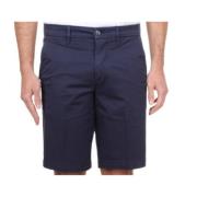 Re-Hash Dragkedja Bermuda Shorts Slim Fit Blue, Herr