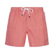 Fedeli Röd Randig Badshorts Multicolor, Herr