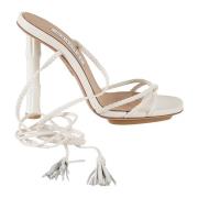 Aquazzura Sandaler Wild Bamboo White, Dam