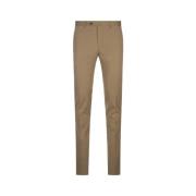 PT Torino Slim-Fit Silkochino Byxor Brun Brown, Herr