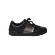 Valentino Vintage Pre-owned Laeder sneakers Black, Herr