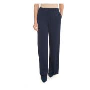 Pennyblack Jersey Wide Leg Byxor Blue, Dam