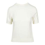 Douuod Woman Blackbird Kortärmad Bomull T-shirt White, Dam
