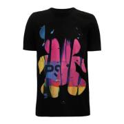 PS By Paul Smith Teddy T-shirt Slim Fit Casual Stil Black, Herr