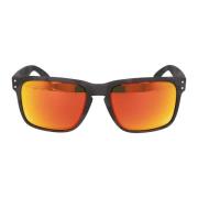 Oakley Fyrkantig Ram Solglasögon Black, Unisex