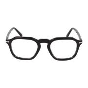 Persol Fyrkantig Ram Glasögon Black, Unisex