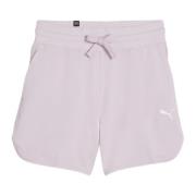 Puma Lila Damshorts Texturerad Logopatch Purple, Dam