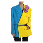 Dolce & Gabbana Patchwork Trench Coat Jacket Multicolor, Dam