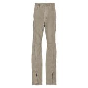 Rick Owens Högmidjade jeans Beige, Herr