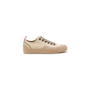 Maliparmi Canvas Sneakers med Roliga Detaljer Beige, Dam