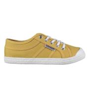 Kawasaki Canvas Tennissneakers Retrostil Yellow, Herr